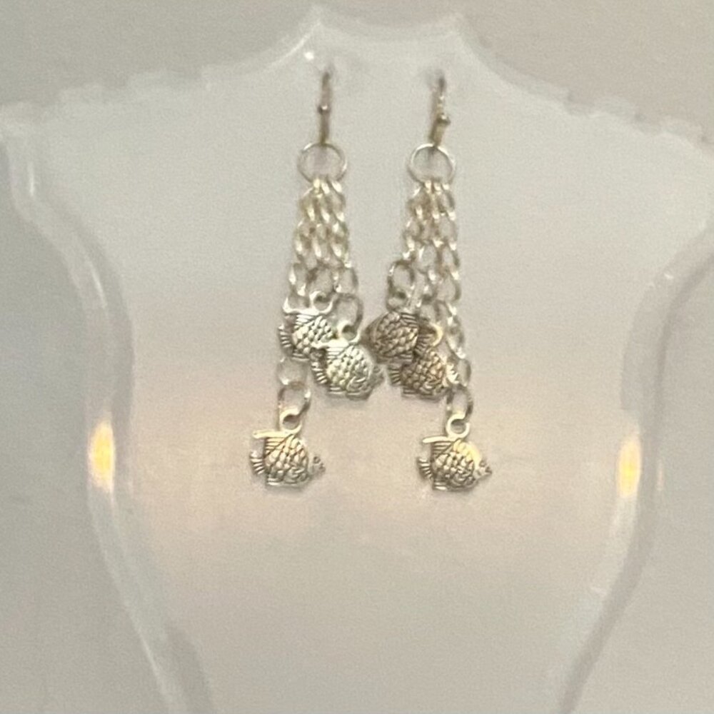 NEW TINY FISH earrings